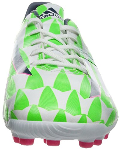 adidas Bota F10 TRX AG Core white-Rich blue-Solar green Talla 7,5 UK