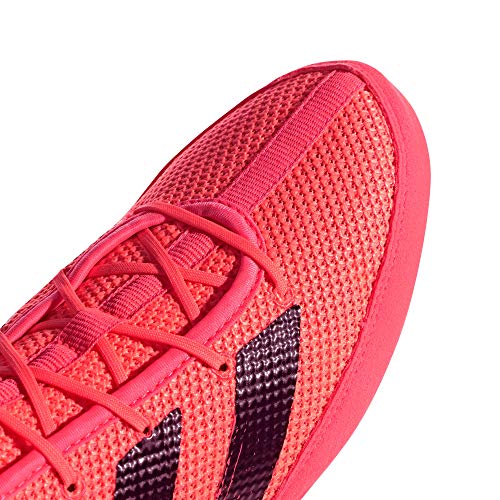 adidas Box Hog 3 - Botas de boxeo (talla 44), color rosa y negro adidas Box Hog 3 - Botas de boxeo (talla 44), color rosa y negro
