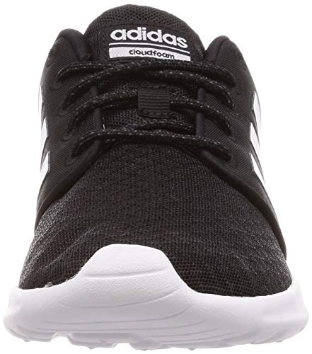 Adidas Cloudfoam Qt Racer, Zapatillas Mujer, Negro (Core Black/Footwear White/Carbon 0), 38 2/3 EU Adidas Cloudfoam Qt Racer, Zapatillas Mujer, Negro (Core Black/Footwear White/Carbon 0), 38 2/3 EU