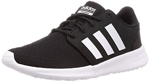 Adidas Cloudfoam Qt Racer, Zapatillas Mujer, Negro (Core Black/Footwear White/Carbon 0), 38 2/3 EU