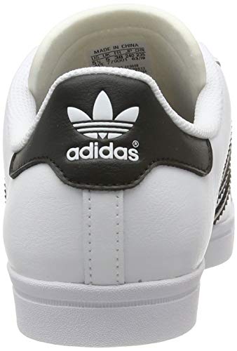 adidas Coast Star, Zapatillas Hombre, Blanco (Footwear White/Core Black/Footwear White 0), 43 1/3 EU