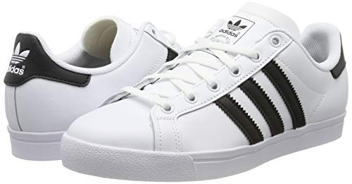 adidas Coast Star, Zapatillas Hombre, Blanco (Footwear White/Core Black/Footwear White 0), 43 1/3 EU