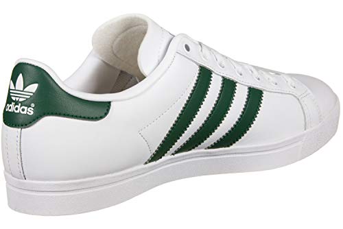 adidas Coast Star, Zapatillas Unisex Adulto, Blanco (Footwear White/Collegiate Green/Footwear White 0), 41 1/3 EU