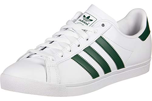 adidas Coast Star, Zapatillas Unisex Adulto, Blanco (Footwear White/Collegiate Green/Footwear White 0), 41 1/3 EU