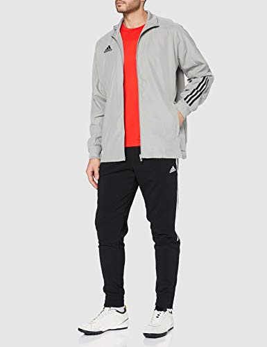 adidas CON20 PRE JKT Sport Jacket, Hombre, Team Mid Grey/Black, 2XL