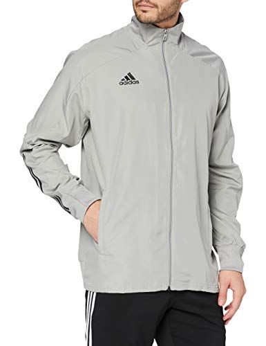 adidas CON20 PRE JKT Sport Jacket, Hombre, Team Mid Grey/Black, 2XL