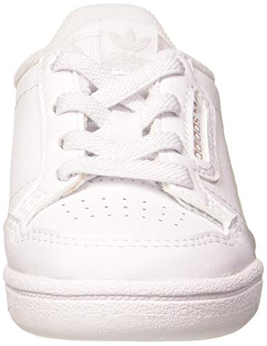 Adidas Continental 80 El I, Zapatillas de Gimnasio Unisex Niños, FTWR White/FTWR White/Core Black, 26 EU