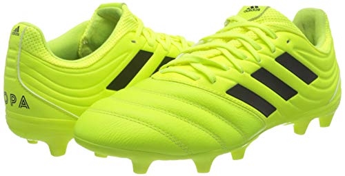 adidas Copa 19.3 FG, Zapatillas de Fútbol para Hombre, Jaune Fluo Noir Jaune Fluo, 42 2/3 EU