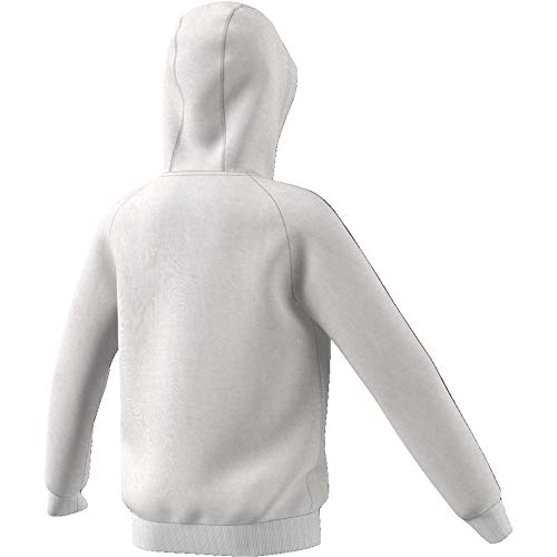 adidas Core 18 Hoody Sudadera con Capucha, NiƱos, White/Black, 164 adidas Core 18 Hoody Sudadera con Capucha, NiƱos, White/Black, 164