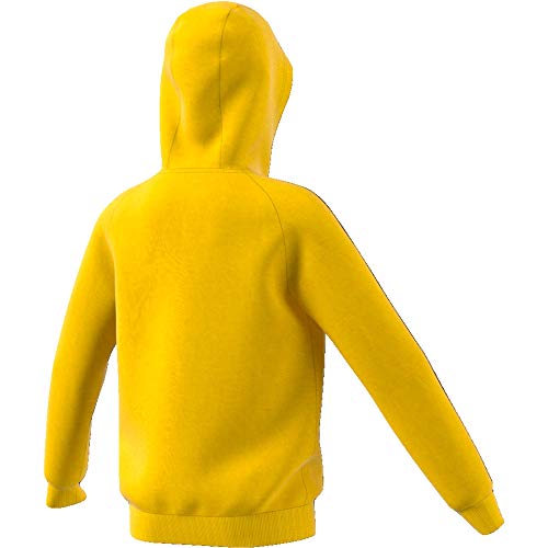 adidas Core 18 Hoody Sudadera con Capucha, Niños, Yellow/Black, 128