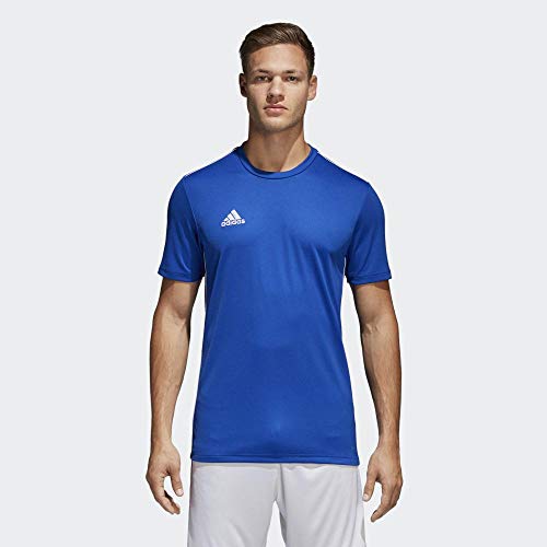 adidas Core 18 T Camiseta, Hombre, Azul (Bold Blue/White), M