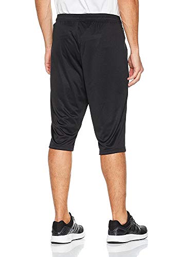 Adidas CORE18 3/4 PNT Sport trousers, Hombre, Black/ White, M Adidas CORE18 3/4 PNT Sport trousers, Hombre, Black/ White, M