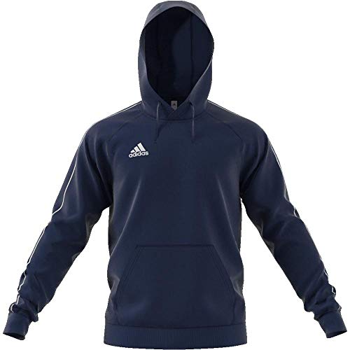 adidas CORE18 Hoody Sudadera con Capucha, Hombre, Azul (Azul/Blanco), S adidas CORE18 Hoody Sudadera con Capucha, Hombre, Azul (Azul/Blanco), S