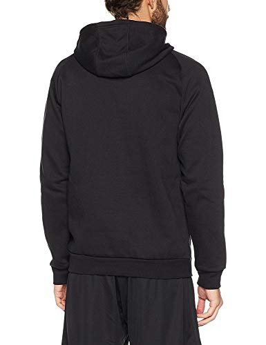 adidas CORE18 Hoody Sudadera con Capucha, Hombre, Negro (Negro/Blanco), L