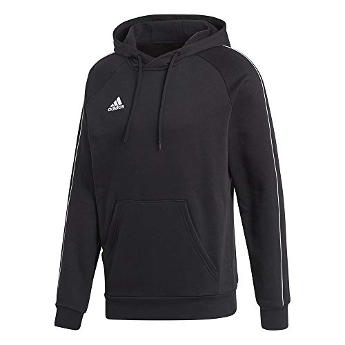 adidas CORE18 Hoody Sudadera con Capucha, Hombre, Negro (Negro/Blanco), L adidas CORE18 Hoody Sudadera con Capucha, Hombre, Negro (Negro/Blanco), L