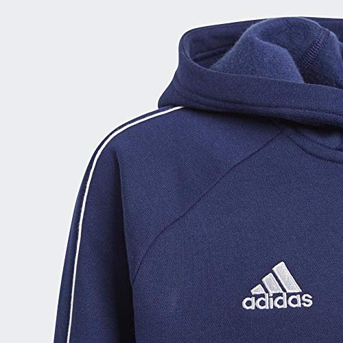 adidas CORE18 Hoody Y Sudadera, Unisex Niños, Azul (Azul/Blanco), 910Y adidas CORE18 Hoody Y Sudadera, Unisex Niños, Azul (Azul/Blanco), 910Y