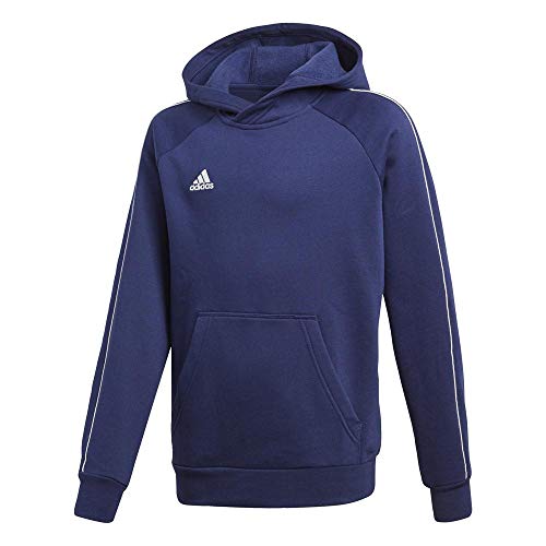 adidas CORE18 Hoody Y Sudadera, Unisex Niños, Azul (Azul/Blanco), 910Y