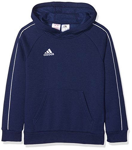 adidas CORE18 Hoody Y Sudadera, Unisex Niños, Azul (Azul/Blanco), 910Y