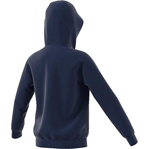 adidas CORE18 Hoody Y Sudadera, Unisex Niños, Azul (Azul/Blanco), 910Y