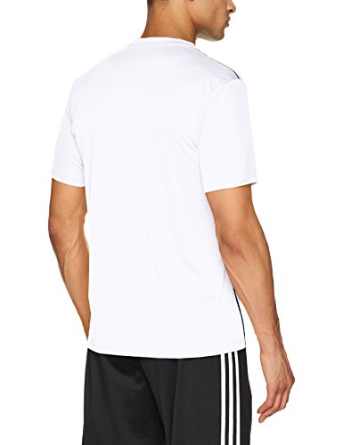 adidas CORE18 JSY T-Shirt, Hombre, White/Black, L adidas CORE18 JSY T-Shirt, Hombre, White/Black, L