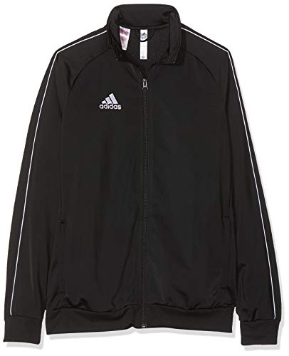 adidas CORE18 PES JKTY Sudadera con Cremallera, Unisex Niños, Negro (Black/White), 152