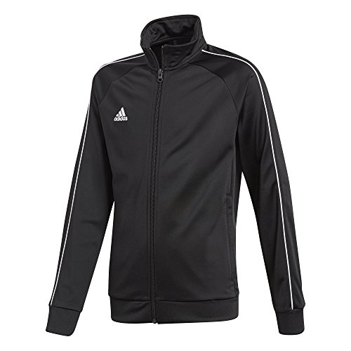 adidas CORE18 PES JKTY Sudadera con Cremallera, Unisex NiƱos, Negro (Black/White), 152 adidas CORE18 PES JKTY Sudadera con Cremallera, Unisex NiƱos, Negro (Black/White), 152