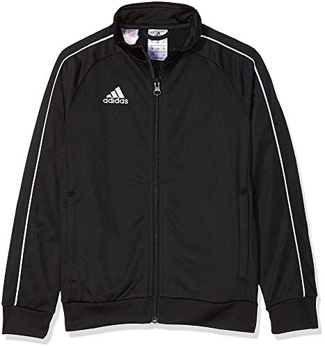 adidas CORE18 PES JKTY Sudadera con Cremallera, Unisex Niños, Negro (Black/White), 164 adidas CORE18 PES JKTY Sudadera con Cremallera, Unisex Niños, Negro (Black/White), 164