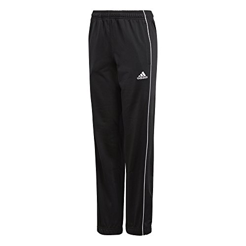 Adidas CORE18 PES PNTY Pantalones de Deporte, Unisex Niños, Negro/Blanco, 1314