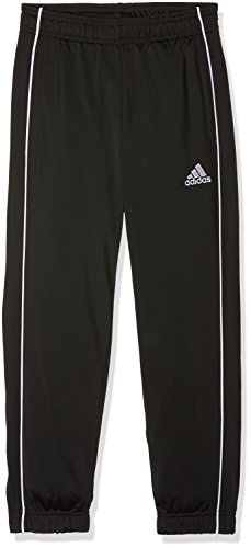 Adidas CORE18 PES PNTY Pantalones de Deporte, Unisex Niños, Negro/Blanco, 1314
