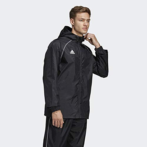 adidas CORE18 RN JKT Chaqueta Deportiva, Hombre, Negro (Black/White), M