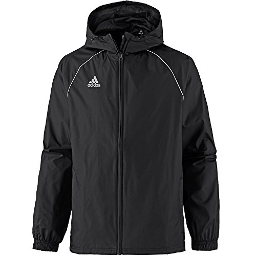 adidas CORE18 RN JKT Chaqueta Deportiva, Hombre, Negro (Black/White), M adidas CORE18 RN JKT Chaqueta Deportiva, Hombre, Negro (Black/White), M