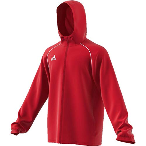 adidas CORE18 RN JKT Jacket, Hombre, Power Red/White, M adidas CORE18 RN JKT Jacket, Hombre, Power Red/White, M