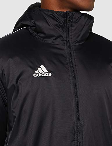 adidas CORE18 STD JKT Chaqueta de Deporte, Hombre, Black/White, L adidas CORE18 STD JKT Chaqueta de Deporte, Hombre, Black/White, L
