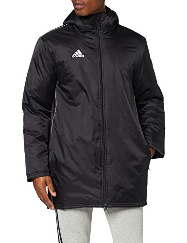 adidas CORE18 STD JKT Chaqueta de Deporte, Hombre, Black/White, L adidas CORE18 STD JKT Chaqueta de Deporte, Hombre, Black/White, L