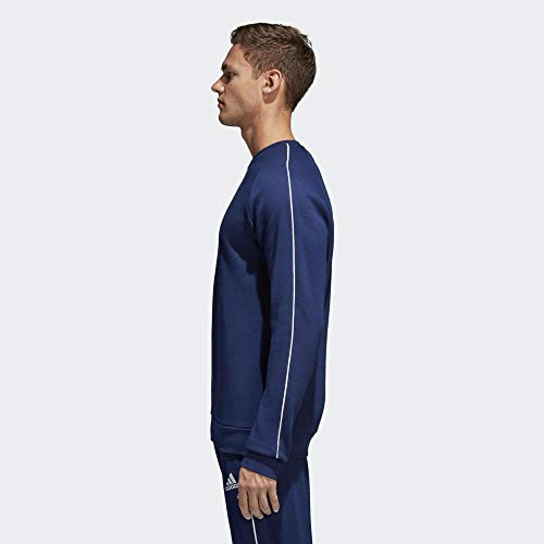 Adidas CORE18 SW Top Sudadera, Hombre, Azul (Azul/Blanco), XL Adidas CORE18 SW Top Sudadera, Hombre, Azul (Azul/Blanco), XL