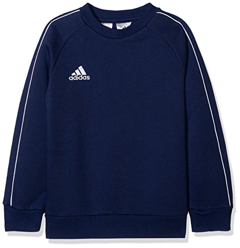 adidas CORE18 SW Top Y Sudadera, Unisex Niños, Azul (Dark Blue/White), 164