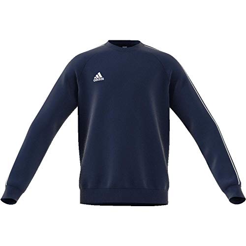 adidas CORE18 SW Top Y Sudadera, Unisex Niños, Azul (Dark Blue/White), 164