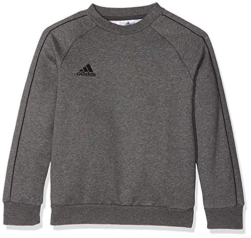 Adidas CORE18 Y Sudadera, Unisex NiƱos, Gris (Dark Grey Heather/Black), S (7-8 aƱos) Adidas CORE18 Y Sudadera, Unisex NiƱos, Gris (Dark Grey Heather/Black), S (7-8 aƱos)