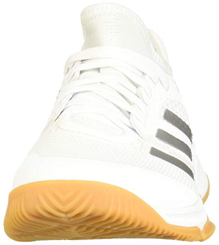 Adidas Court Team Bounce W, Zapatillas Deportivas Mujer, FTWR White/Silver Met./FTWR White, 42 2/3 EU