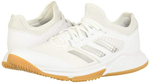 Adidas Court Team Bounce W, Zapatillas Deportivas Mujer, FTWR White/Silver Met./FTWR White, 42 2/3 EU