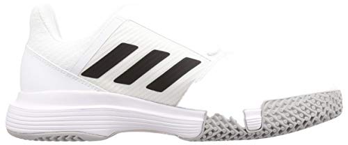 Adidas CourtJam Bounce M, Zapatos de Tenis Hombre, FTWR White/Core Black/Matte Silver, 44 2/3 EU