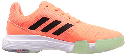 Adidas CourtJam Bounce M, Zapatos de Tenis para Hombre, Dash Green/Signal Coral/Tech Purple, 44.67 EU