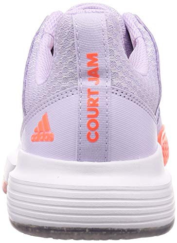 Adidas CourtJam Bounce W, Zapatos de Tenis para Mujer, Signal Coral/Purple Tint/Tech Purple, 38 EU Adidas CourtJam Bounce W, Zapatos de Tenis para Mujer, Signal Coral/Purple Tint/Tech Purple, 38 EU