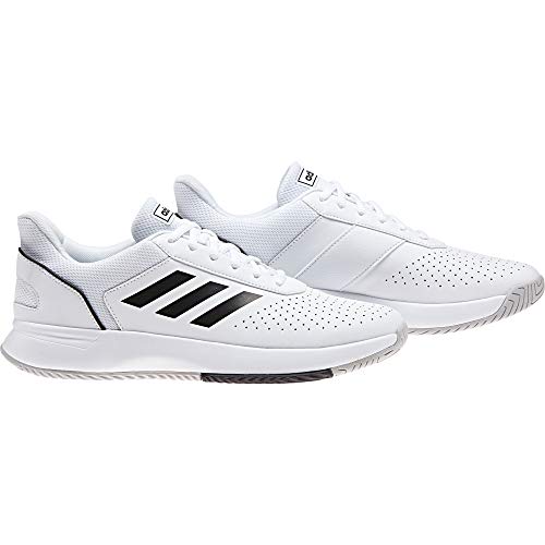 Adidas COURTSMASH, Zapatillas de Tenis Hombre, Blanco (Ftwbla/Negbás/Gridos 000), 40 2/3 EU