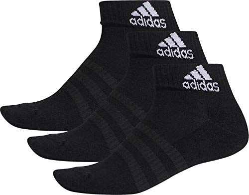 adidas Cush ANK 3PP Socks, Black/Black/Black, L Unisex Adulto adidas Cush ANK 3PP Socks, Black/Black/Black, L Unisex Adulto