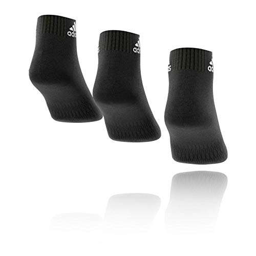 adidas Cush ANK 3PP Socks, Black/Black/Black, L Unisex Adulto adidas Cush ANK 3PP Socks, Black/Black/Black, L Unisex Adulto