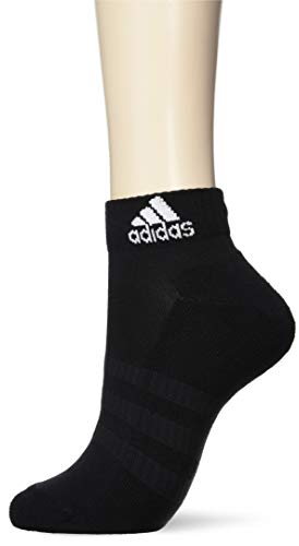 adidas Cush ANK 3PP Socks, Black/Black/Black, L Unisex Adulto