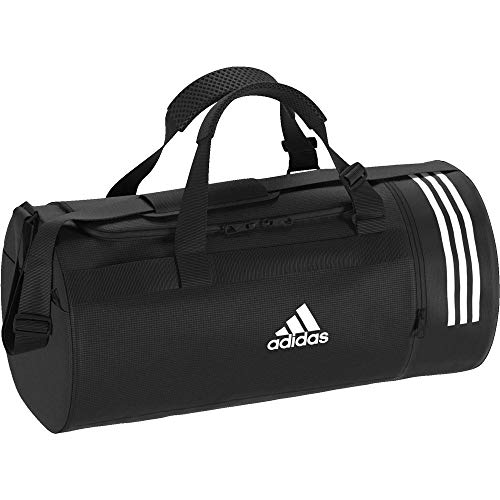 Adidas Cvrt 3S, Mochila Unisex Adultos, Negro (Negro/Gris/Blanco), S Adidas Cvrt 3S, Mochila Unisex Adultos, Negro (Negro/Gris/Blanco), S