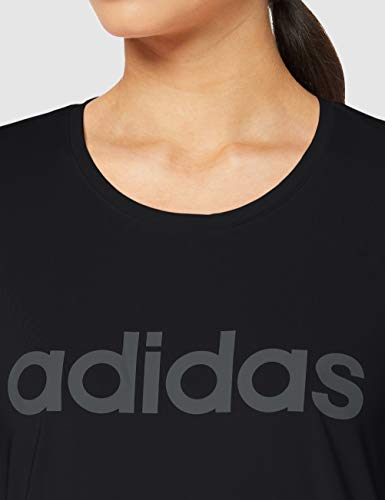 adidas Design 2 Move W TS Camiseta, Negro (Black/White), S para Mujer