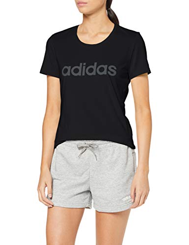 adidas Design 2 Move W TS Camiseta, Negro (Black/White), S para Mujer